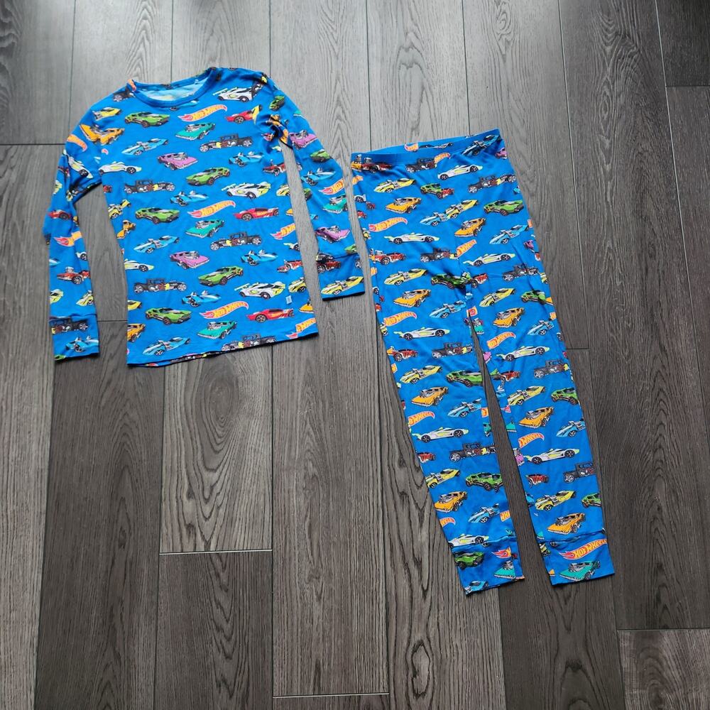 Posh Peanut OG Hot Wheels pajama set, 10 year